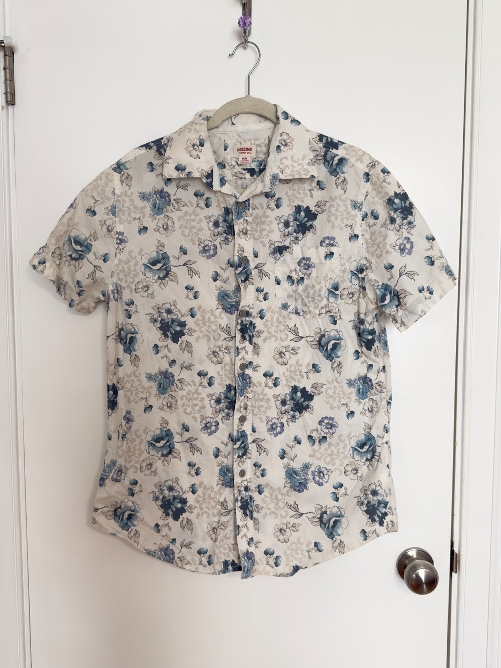 Men’s Floral Button-Up